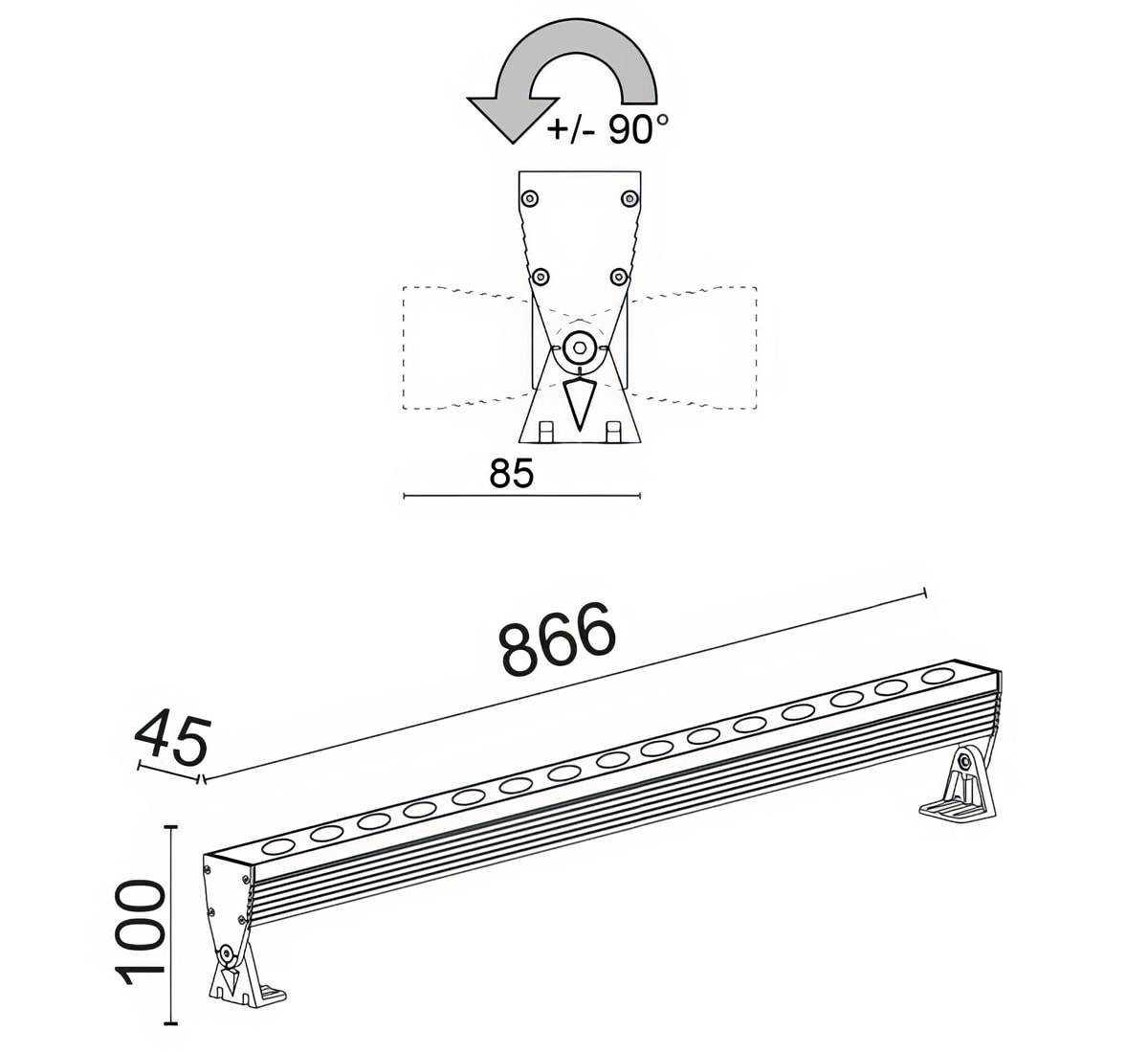 Wall RGBW LA-LR02/RCRCMB